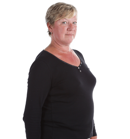 Anne Maes van de afdeling Receptie