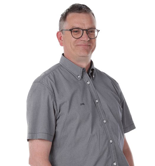 Bert Van Laere van de afdeling Wonen