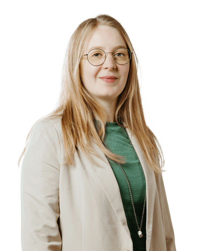 Jolien Van Osselaer van de afdeling Verkoop