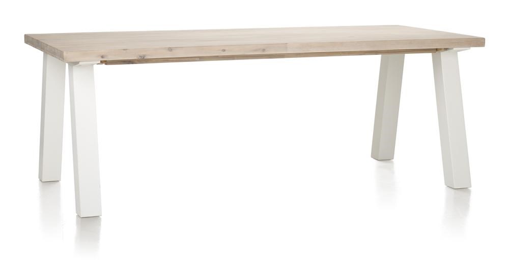 HENDERS & HAZEL - Istrana eetkamertafel, acacia, old java grey - wit ...